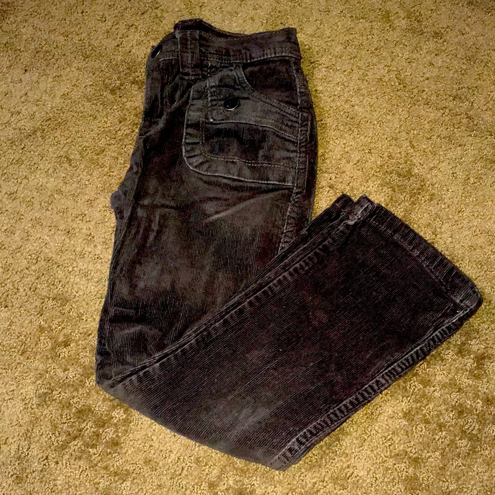 Corduroy pants brown Girls 7 - 8 so cute EUC